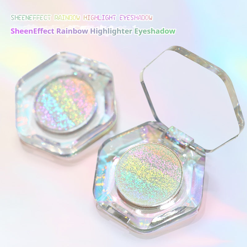 Тени для век Sunfeld Rainbow Chameleon High Light Flash, суперблеск, изысканный, яркий, цветной, для ежедневного макияжа глаз