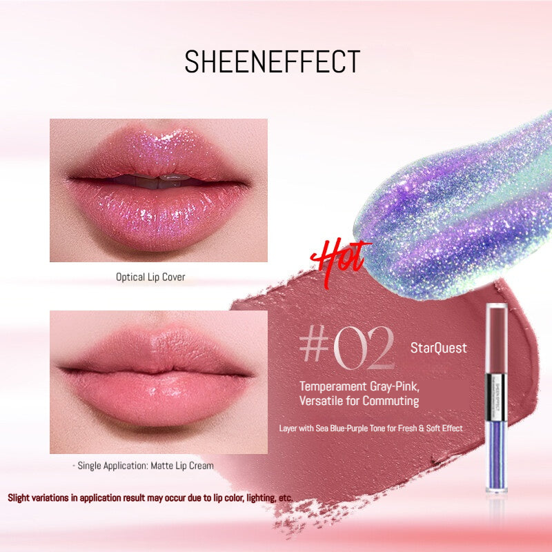 SheenEffect Optical Chameleon Double-Ended Liquid Lipstick