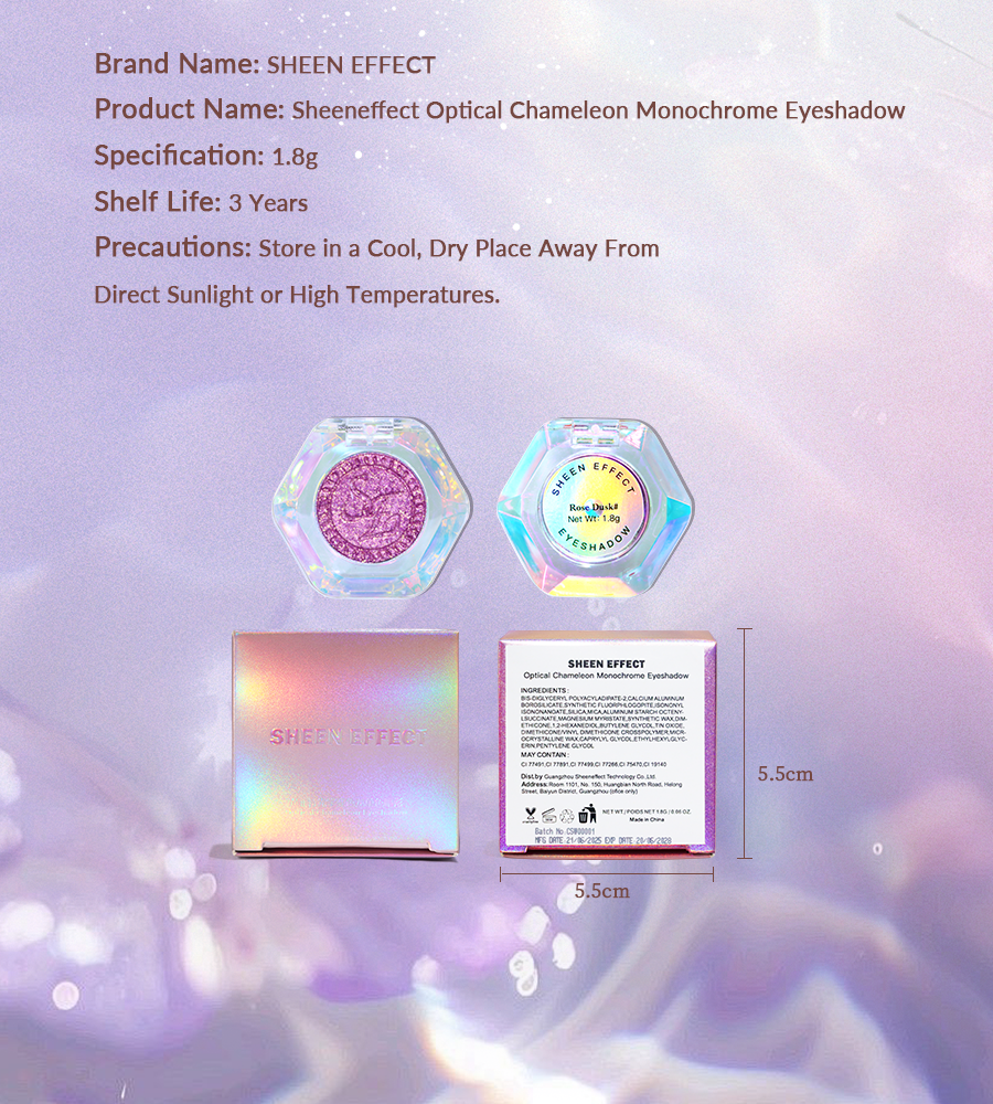 Sheeneffect Luxury Eyeshadow Makeup Palette Dream Series Prefessional Cosmetics Monochrome Eye Shadow