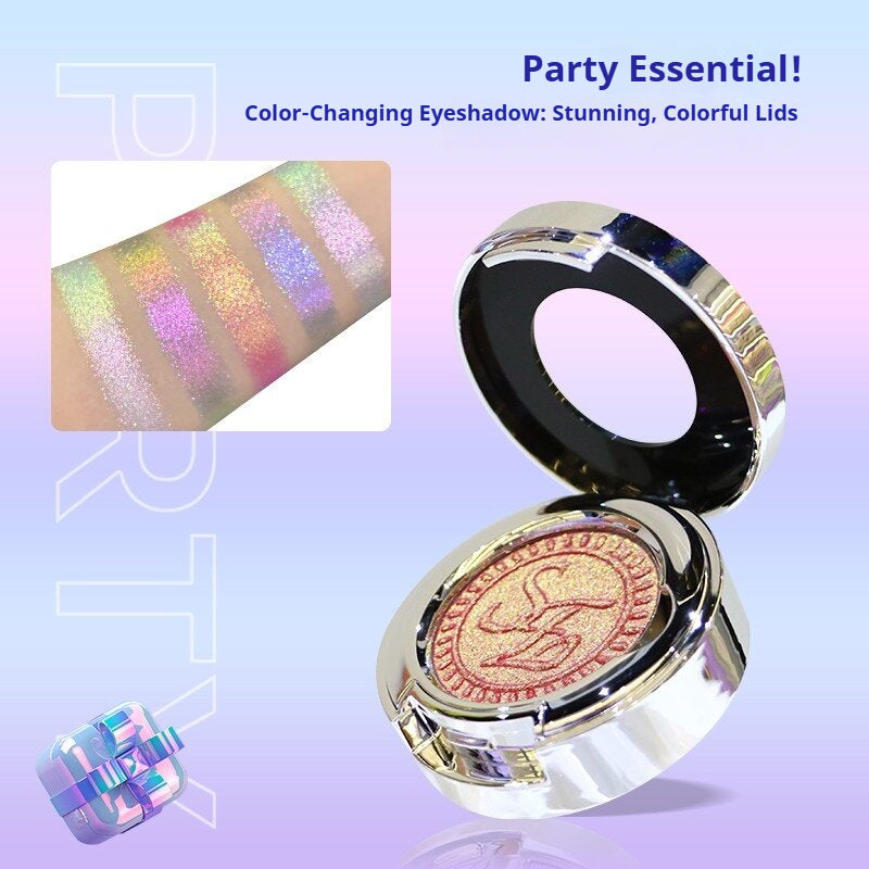 Тени для век Sunfeld Carnival Party Series Chameleon Monochrome, ежедневный макияж, легкий оттенок, супер-поп-сияние