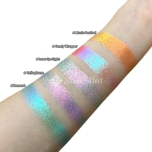 SheenEffect Candy Series Optical Chameleon Monochrome eye shadow Bright Colorful Pearlescent Daily Light Makeup Exquisite
