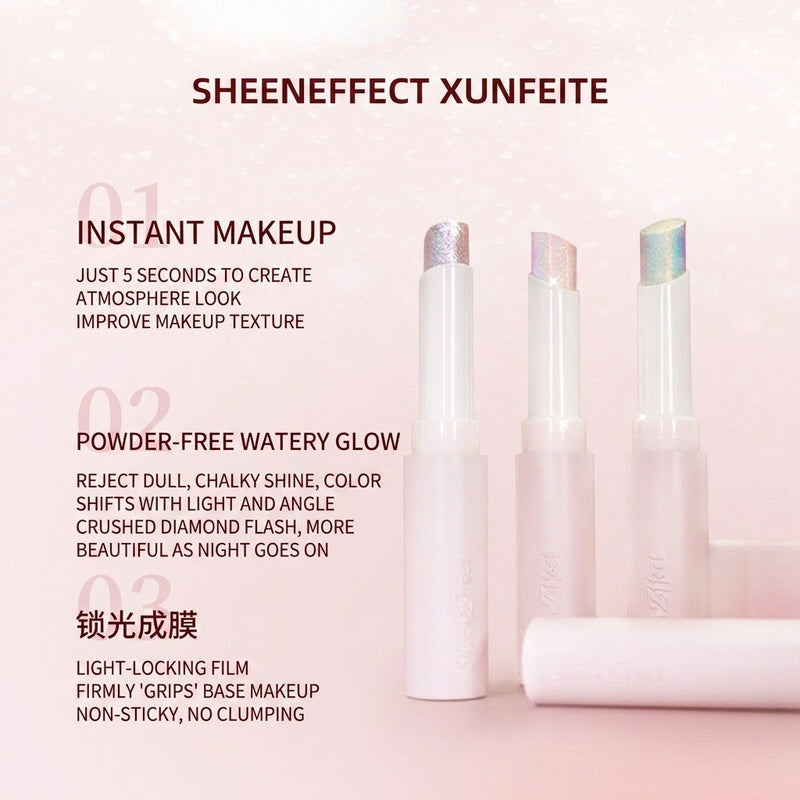 SheenEffect Color-Changing Eyeshadow Stick / Eyeshadow Pen Multi-purpose (can be used as highlighter and lip gloss)