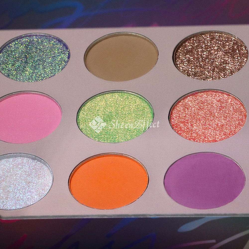 Тени для век Sunfeld Optical Chameleon Monochrome Highlight Novice Daily Light Makeup Universal White Summer Mome Tea
