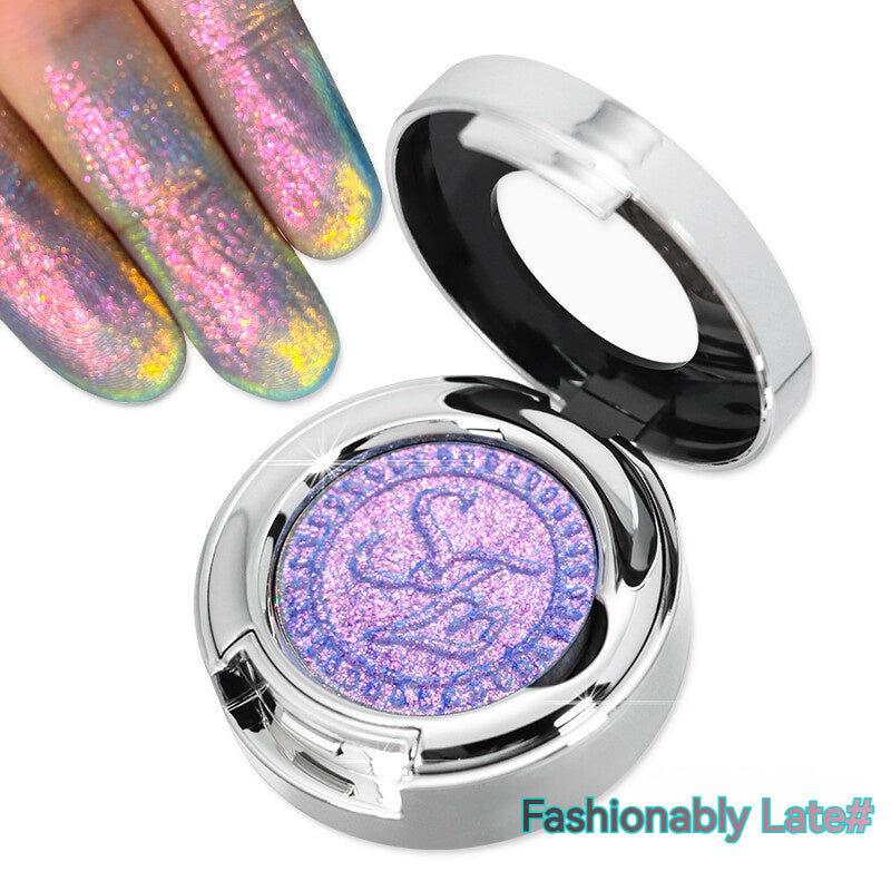 New Color SheenEffect Chasing Light Series Chameleon Eyeshadow Explosive Glitter Pearlescent Highlighter for Beginners Daily Light Makeup