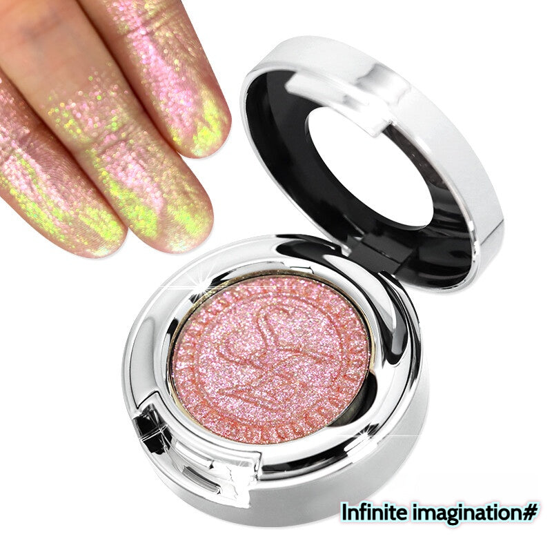 New Color SheenEffect Chasing Light Series Chameleon Eyeshadow Explosive Glitter Pearlescent Highlighter for Beginners Daily Light Makeup