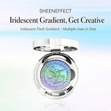 SheenEffect Holographic Gradient Eyeshadow & Highlighter,  Intense Glitter Pearl