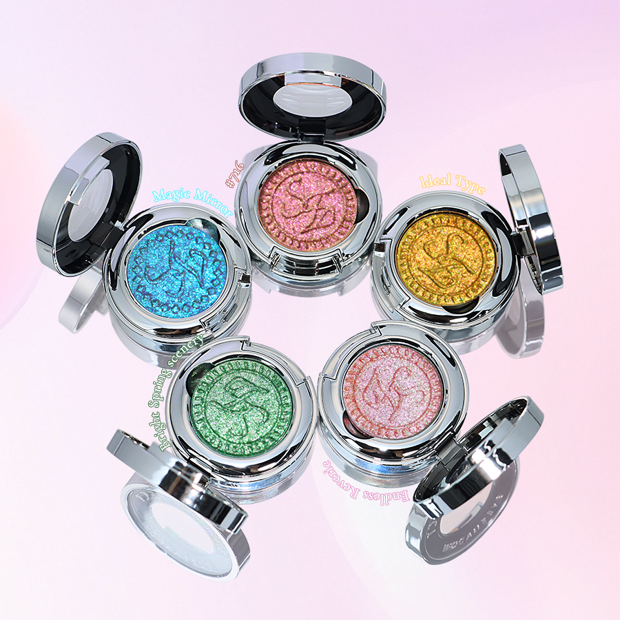 Sheen Effect Luxury Eyeshadow Palette - Fantasy Color Series Professional Cosmetics: Eyeshadow & Highlighter