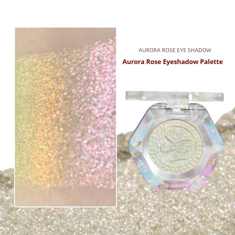 Тени для век SUNFEIT DANAZANA Co-branded Optical Chameleon Sparkling Fine Crystal Aurora Rose Limited Edition