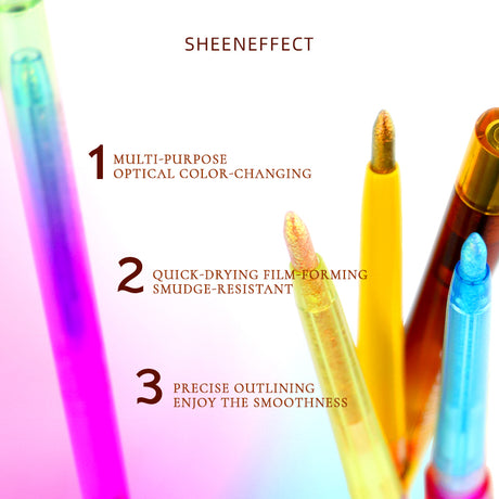 SheenEffect Optical Color-Changing Eyeliner – Sparkly, Quick-Drying, Multi-Use