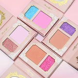 Sunfit Chameleon Двухцветный румяна-хайлайтер Контуринг Три в одном Дневной легкий макияж Атмосфера Осветляющий Модификация