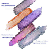 Тени для век Sunfeld Carnival Party Series Chameleon Monochrome, ежедневный макияж, легкий оттенок, супер-поп-сияние