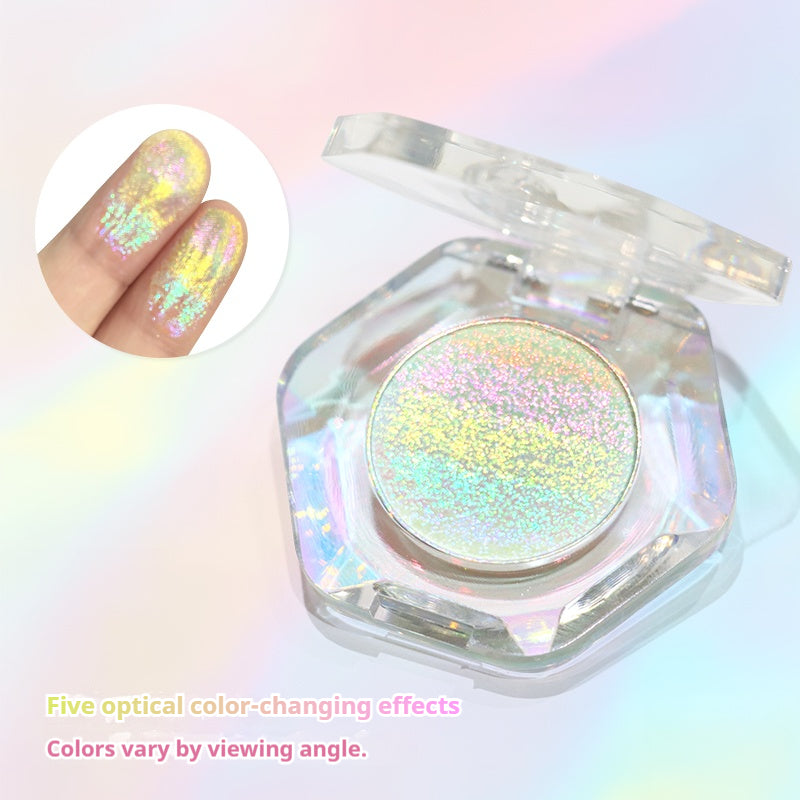 Тени для век Sunfeld Rainbow Chameleon High Light Flash, суперблеск, изысканный, яркий, цветной, для ежедневного макияжа глаз