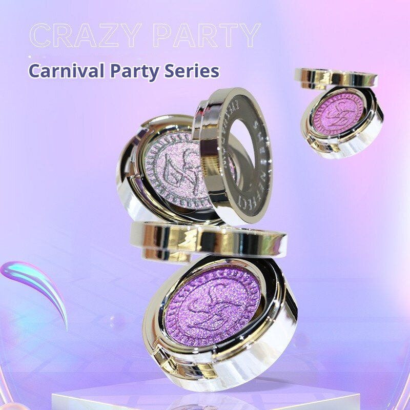 Тени для век Sunfeld Carnival Party Series Chameleon Monochrome, ежедневный макияж, легкий оттенок, супер-поп-сияние