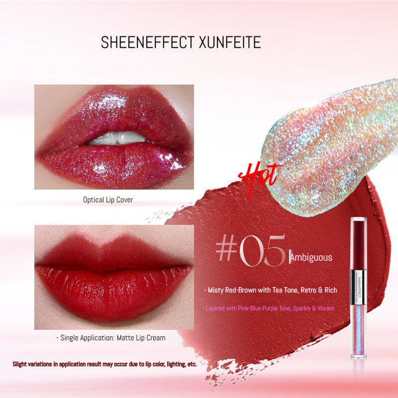 SheenEffect Optical Chameleon Double-Ended Liquid Lipstick