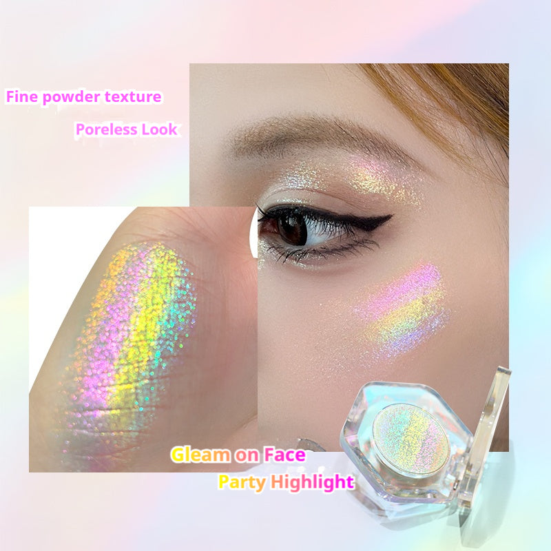 Тени для век Sunfeld Rainbow Chameleon High Light Flash, суперблеск, изысканный, яркий, цветной, для ежедневного макияжа глаз
