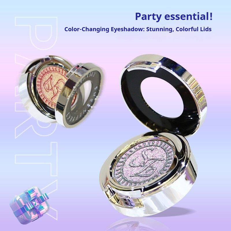 Тени для век Sunfeld Carnival Party Series Chameleon Monochrome, ежедневный макияж, легкий оттенок, супер-поп-сияние