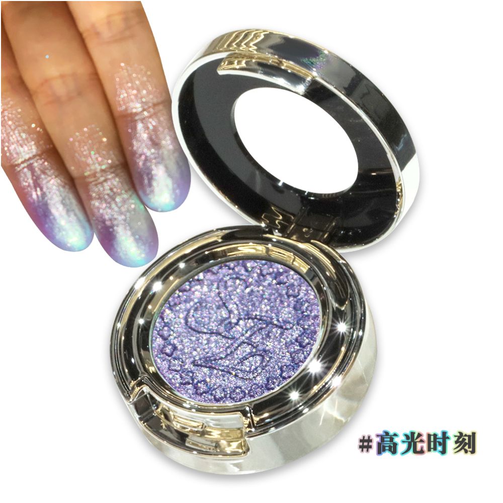 Sunfeld chameleon monochrome eye shadow highlight flash color sequins daily light color makeup eye makeup pearl color display disk image 78