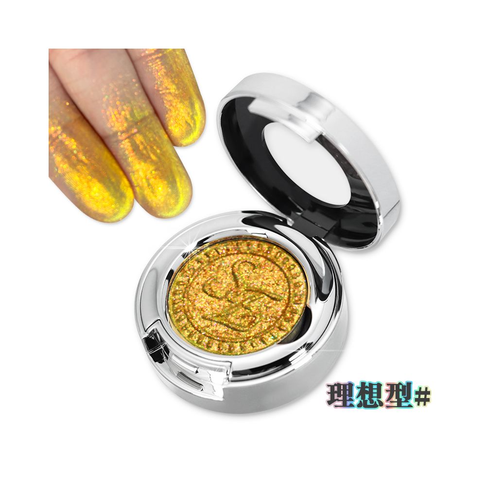 Sunfeld chameleon monochrome eye shadow highlight flash color sequins daily light color makeup eye makeup pearl color display disk image 13