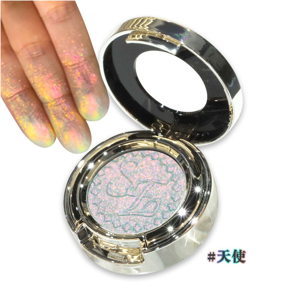Sunfeld chameleon monochrome eye shadow highlight flash color sequins daily light color makeup eye makeup pearl color display disk image 24