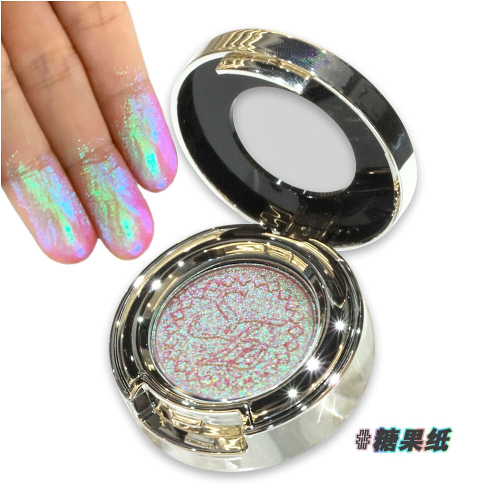 Sunfeld chameleon monochrome eye shadow highlight flash color sequins daily light color makeup eye makeup pearl color display disk image 49
