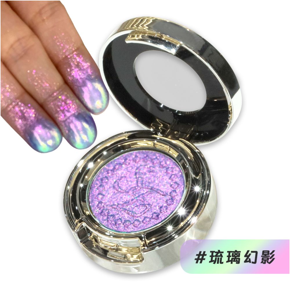 Sunfeld chameleon monochrome eye shadow highlight flash color sequins daily light color makeup eye makeup pearl color display disk image 56