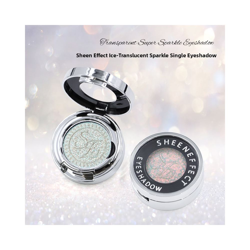 Waffett optical chameleon eye shadow highlight monochrome rich ice translucent explosion silver pearl light daily makeup image 1