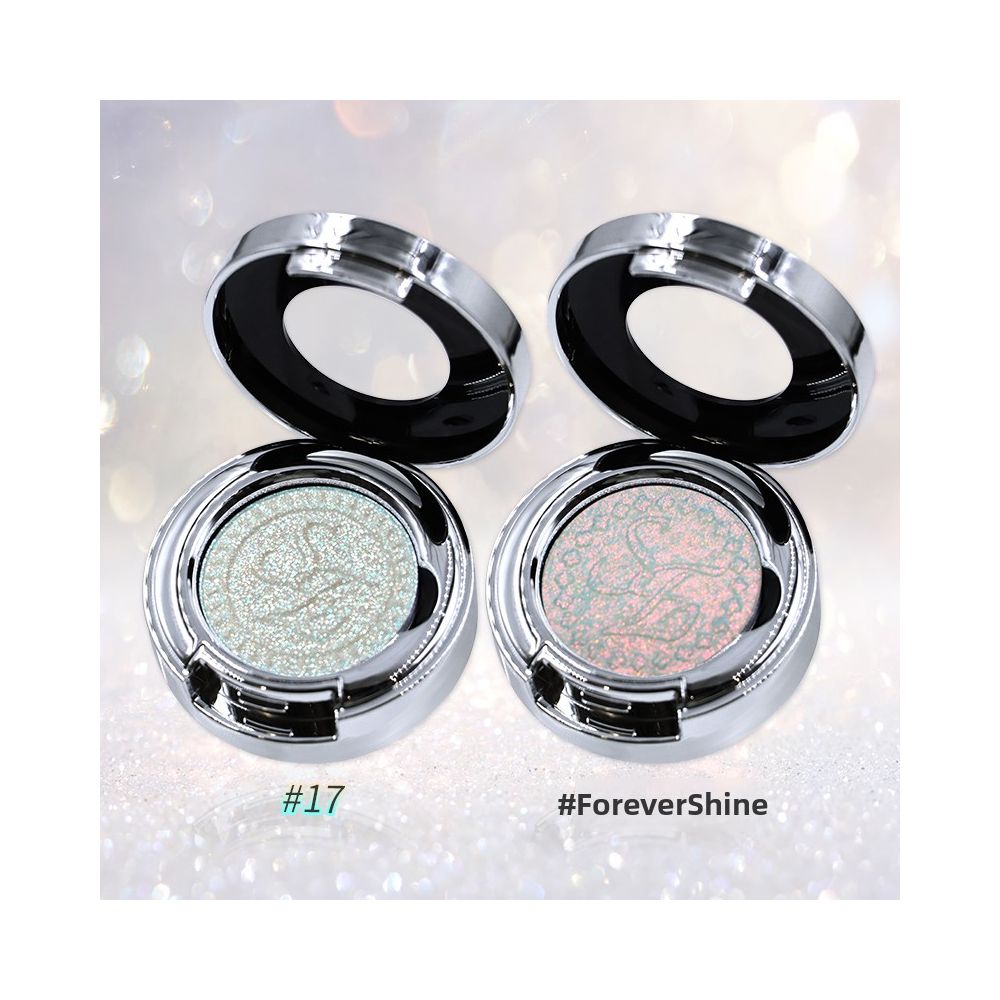 Waffett optical chameleon eye shadow highlight monochrome rich ice translucent explosion silver pearl light daily makeup image 4