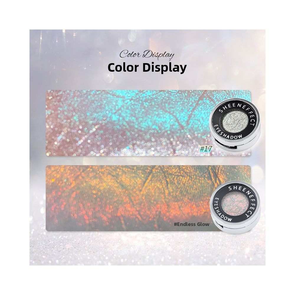 Waffett optical chameleon eye shadow highlight monochrome rich ice translucent explosion silver pearl light daily makeup image 5