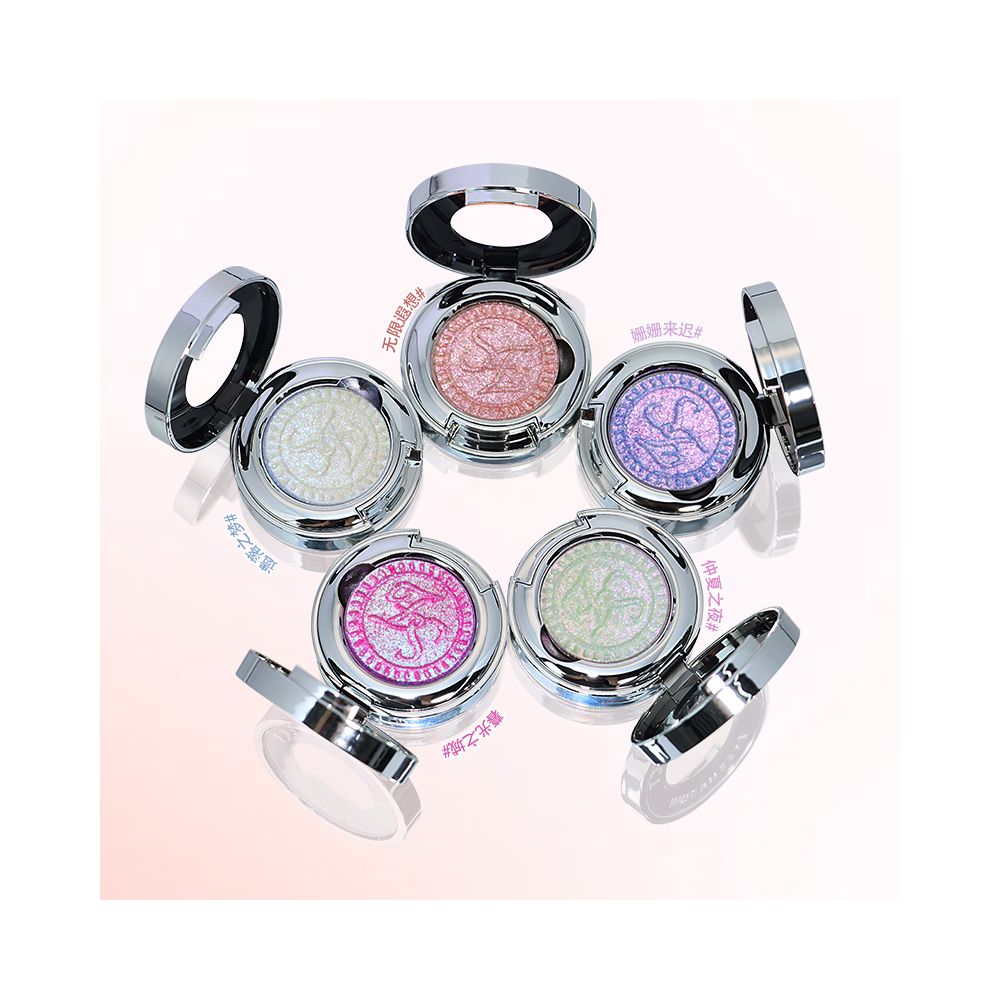 New Color Xunfit Chasing Light Series Chameleon Eyeshadow Explosive Glitter Pearlescent Highlighter for Beginners Daily Light Makeup image 5