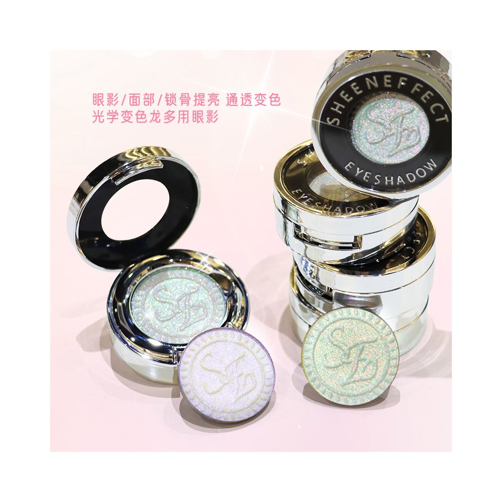SUNFEIT XIAOXUN series optical chameleon monochrome eye shadow explodes and glitters with exquisite color display daily light makeup pearlescent super shine image 2