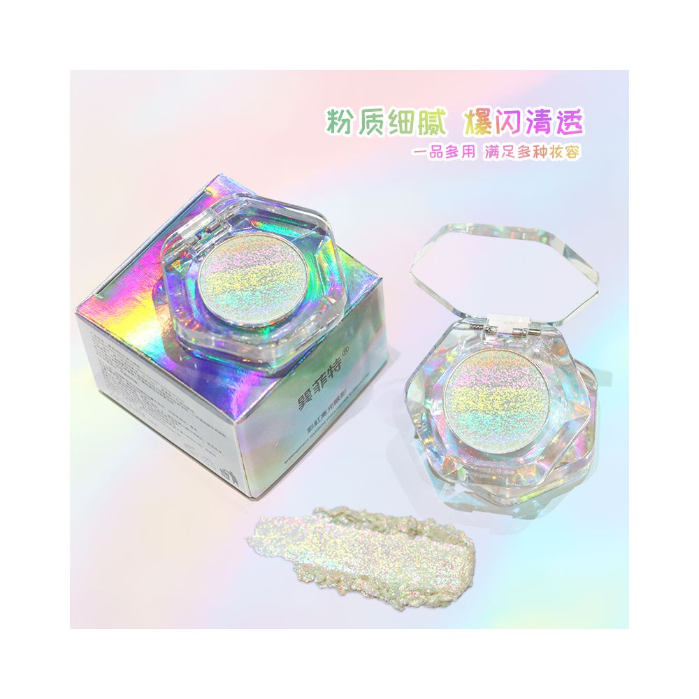 Sunfeld Rainbow Chameleon High Light Flash eye shadow Super Shine Fine Bright Color Display Daily Light Makeup Eye Makeup image 5