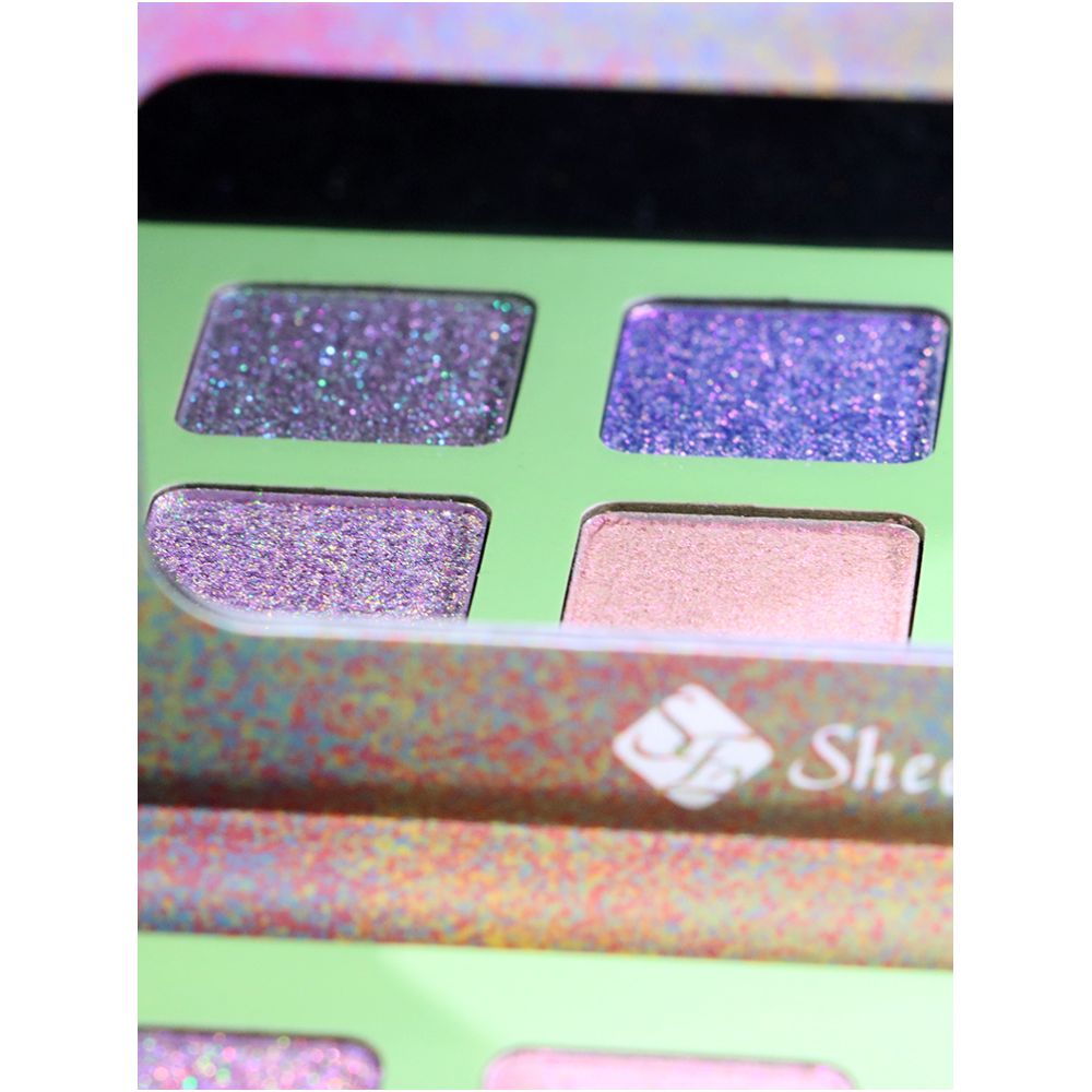 Sunfeld chameleon eight color eye shadow plate explodes shiny film sense of daily atmosphere play makeup eye makeup limit daily light makeup image 2