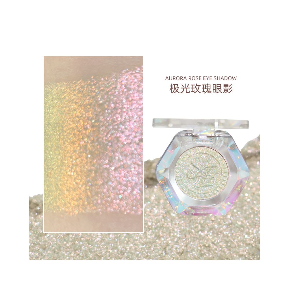 SUNFEIT DANAZANA Co branded Optical Chameleon eye shadow Sparkling Fine Crystal Aurora Rose Limited Edition image 2