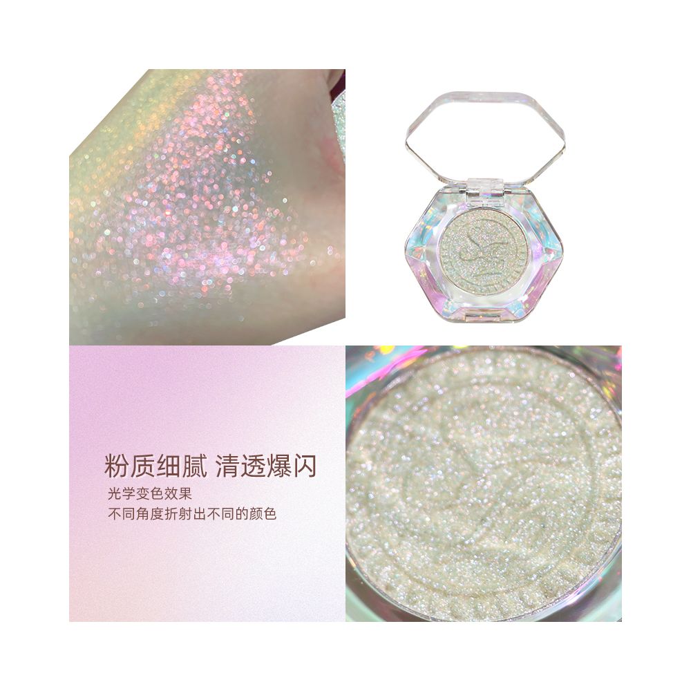 SUNFEIT DANAZANA Co branded Optical Chameleon eye shadow Sparkling Fine Crystal Aurora Rose Limited Edition image 3