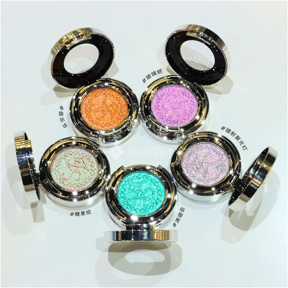 Sunfeld Candy Series Optical Chameleon Monochrome eye shadow Bright Colorful Pearlescent Daily Light Makeup Exquisite image 2