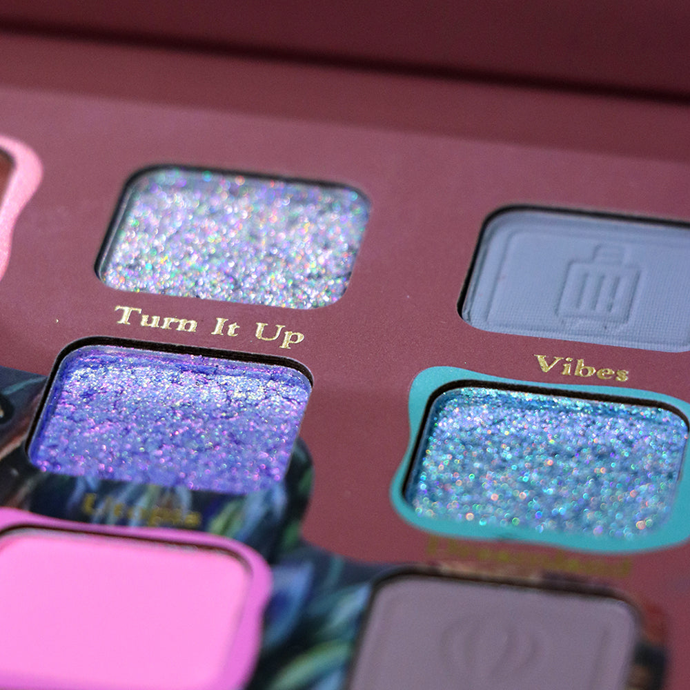 SheenEffect × Nicole Collaboration 9-Color Travel Eyeshadow Palette — Featuring Metallic Sparkle & Matte Finishes for Multi-Purpose Use (Eye Shadow, Contour & Base)