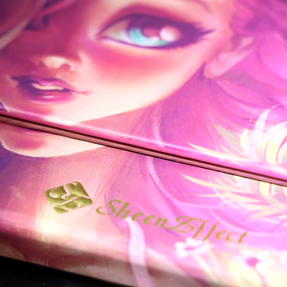 SheenEffect × Nicole Collaboration 9-Color Travel Eyeshadow Palette — Featuring Metallic Sparkle & Matte Finishes for Multi-Purpose Use (Eye Shadow, Contour & Base)