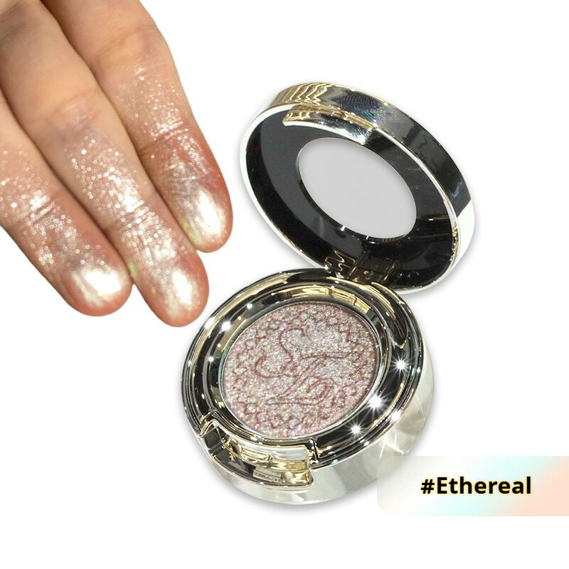DANAZANA Collaboration × SheenEffect Optical Chameleon Monochrome Eyeshadow - Lustrous Sparkling Crystal-Transparent Makeup