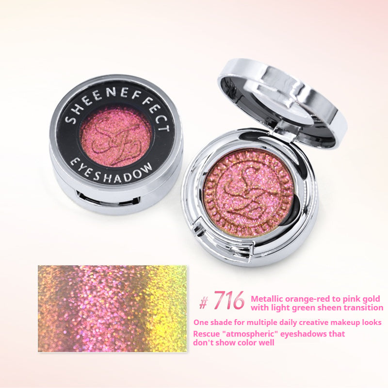 SheenEffect Optical Chameleon Monochrome eye shadow Color Japanese Laser Pearl Super Shine Fine Daily Light Makeup 716