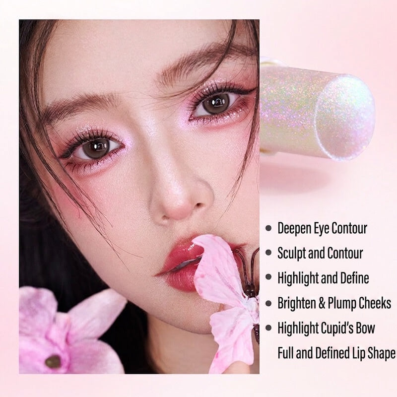 SheenEffect Color-Changing Eyeshadow Stick / Eyeshadow Pen Multi-purpose (can be used as highlighter and lip gloss)