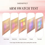 SheenEffect Holographic Gradient Eyeshadow & Highlighter,  Intense Glitter Pearl