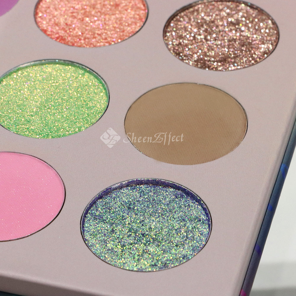 Тени для век Sunfeld Optical Chameleon Monochrome Highlight Novice Daily Light Makeup Universal White Summer Mome Tea