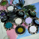 Sheen Effect Chameleon Monochrome Eyeshadow with Refined Shimmer and Glitter for Daily Natural Makeup