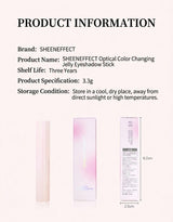 SheenEffect Color-Changing Eyeshadow Stick / Eyeshadow Pen Multi-purpose (can be used as highlighter and lip gloss)