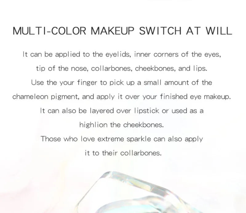 SheenEffect Chameleon Gradient Eyeshadow - Gradient Color, Blush & Highlighter 2-in-1