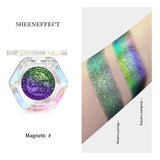 [Heavyweight New Product] Sheen Effect Chameleon Eyeshadow Palette, Single-Color Eyeshadow, 2-in-1 Blush & Highlighter