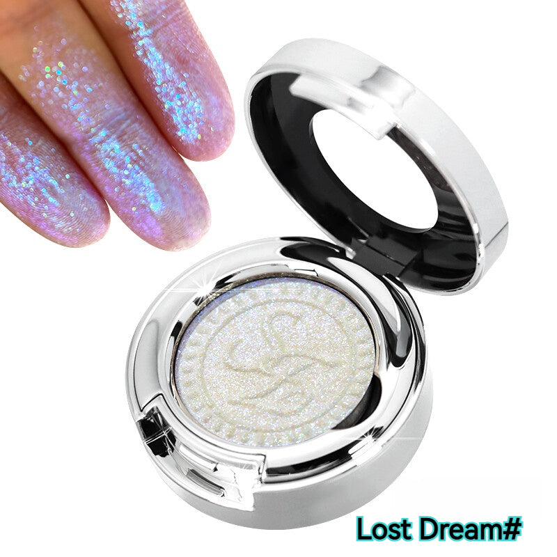 New Color SheenEffect Chasing Light Series Chameleon Eyeshadow Explosive Glitter Pearlescent Highlighter for Beginners Daily Light Makeup