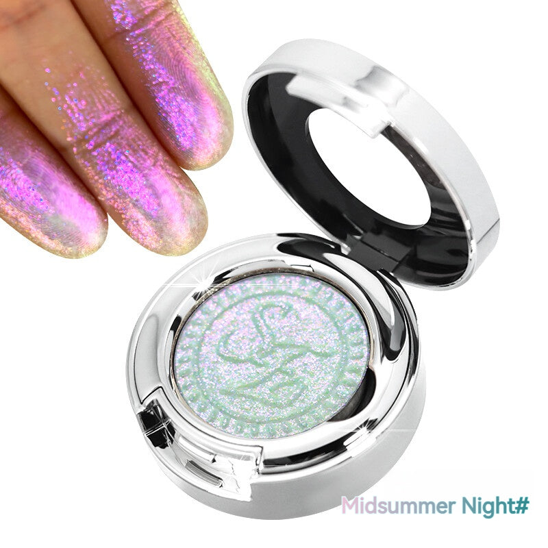 New Color SheenEffect Chasing Light Series Chameleon Eyeshadow Explosive Glitter Pearlescent Highlighter for Beginners Daily Light Makeup