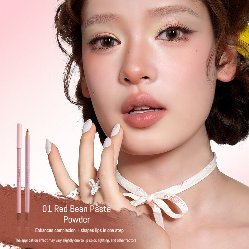 SheenEffect 3D Lip Sculpting Liner, defines lip shape, in a matte nude rose-pink shade