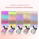 New Color SheenEffect Chasing Light Series Chameleon Eyeshadow Explosive Glitter Pearlescent Highlighter for Beginners Daily Light Makeup